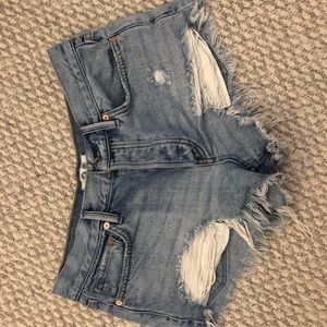 Free people jean shorts